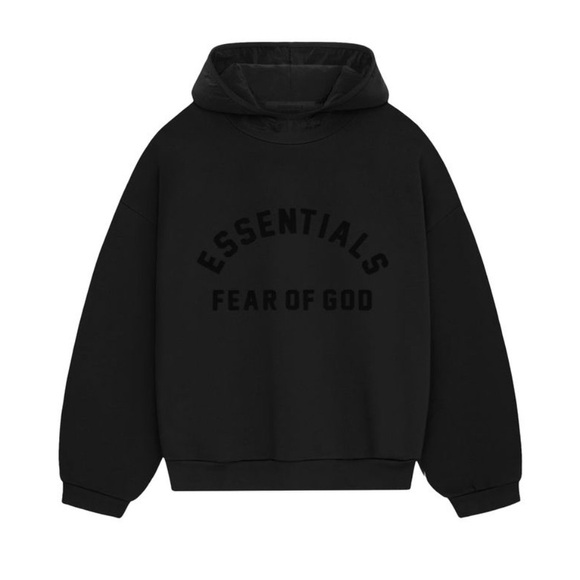 2023 essential hoodie, black, XXL